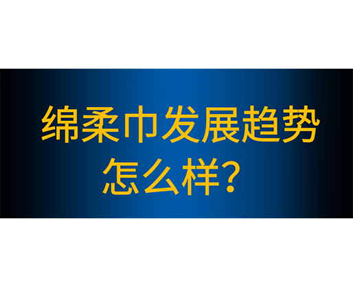 綿柔巾生產(chǎn)線有哪些性能特點，綿柔巾發(fā)展趨勢怎么樣？