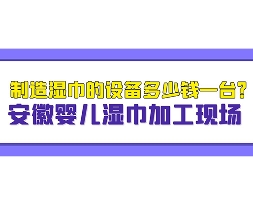 制造濕巾的設(shè)備多少錢一臺？安徽嬰兒濕巾加工現(xiàn)場
