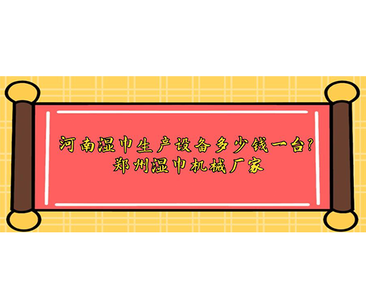 河南濕巾生產(chǎn)設(shè)備多少錢一臺？鄭州濕巾機(jī)械廠家