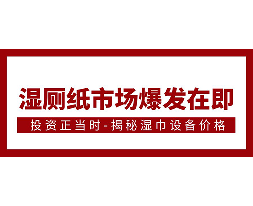 濕廁紙市場爆發(fā)在即，投資正當時-揭秘濕巾設備價格